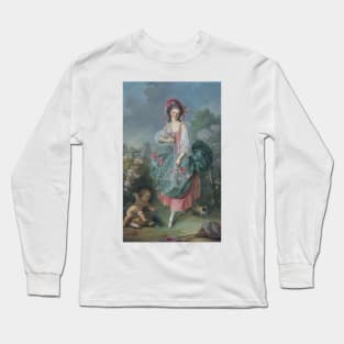 Mademoiselle Guimard as Terpsichore - Jacques-Louis David Long Sleeve T-Shirt